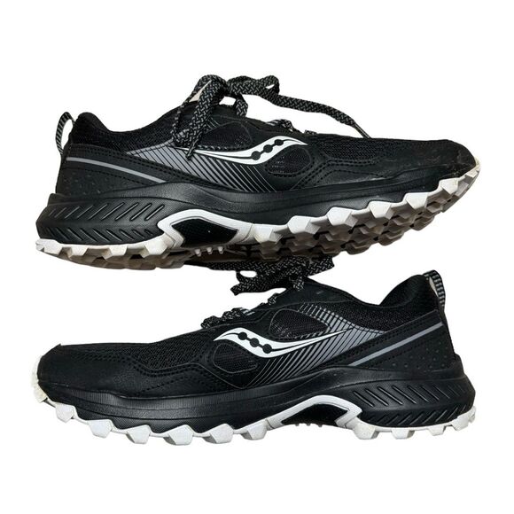 Saucony Excursion TR16 Women's Black White Trail Running Shoes Size 9.5 - Picture 3 of 9